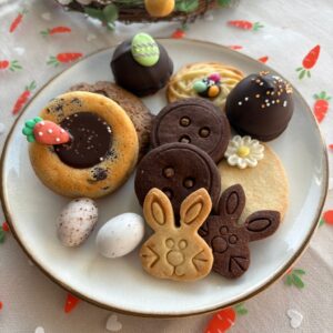 Boite de biscuits de Pâques