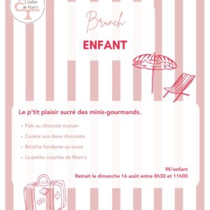 Brunch - Menu Enfant