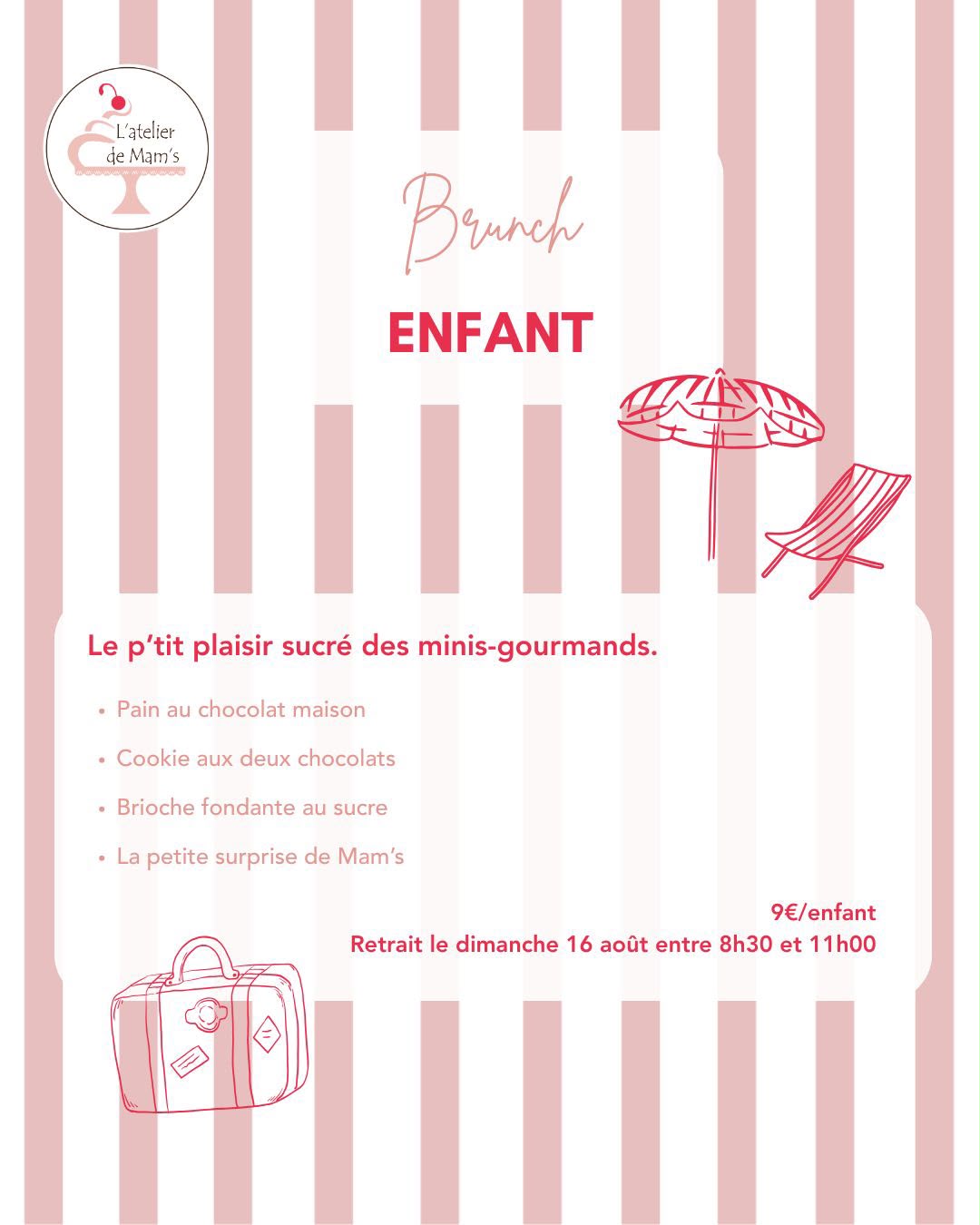 Brunch - Menu Enfant